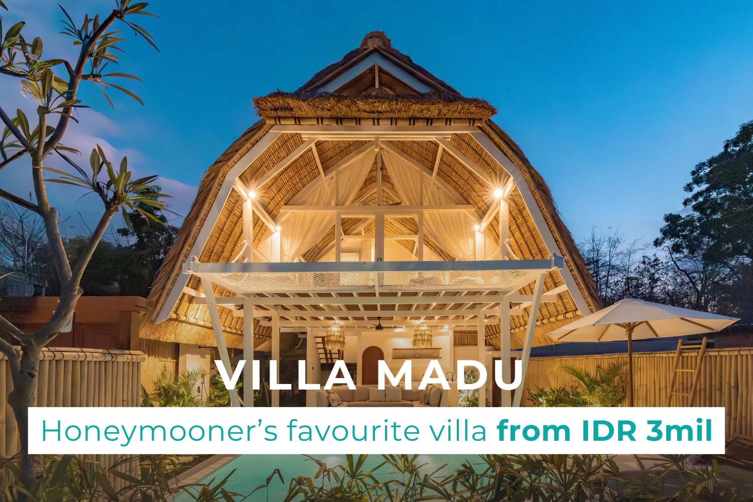 villa madu, villa in nusa lembongan, where to stay in nusa lembongan